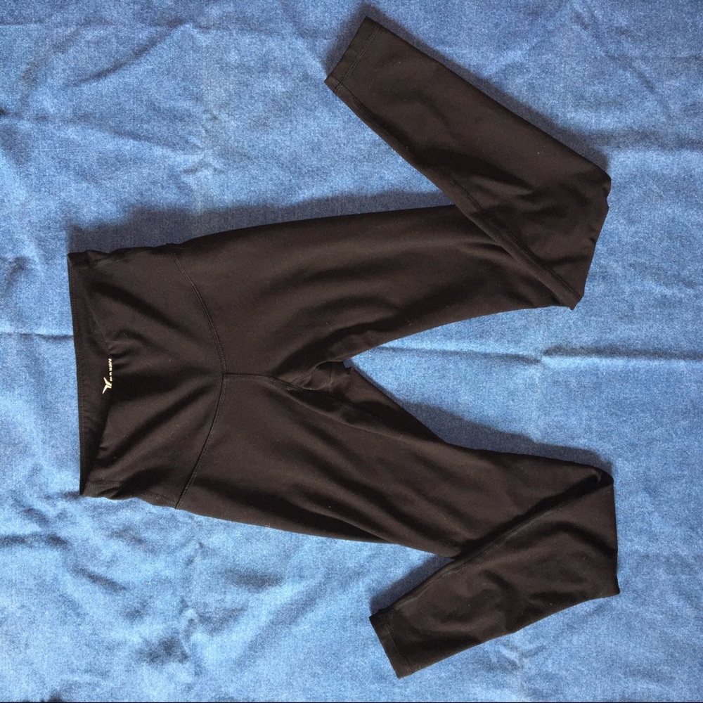 MM9 - Black Athletic Go-Dry Full Length Leggings